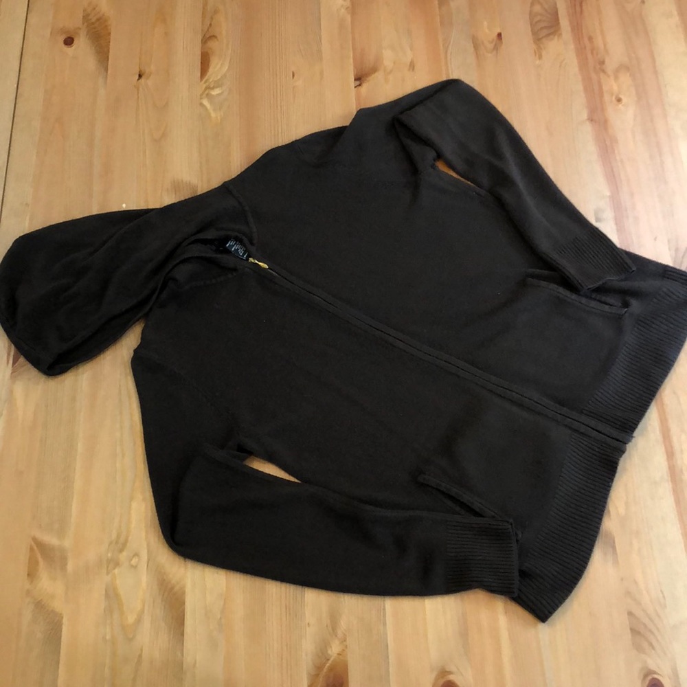 Zip Up Hoodie Style Sweater